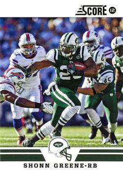 Shonn Greene New York Jets 2012 Panini Score NFL #224